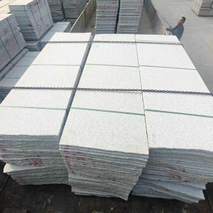 柳州芝麻白毛板，石材毛板