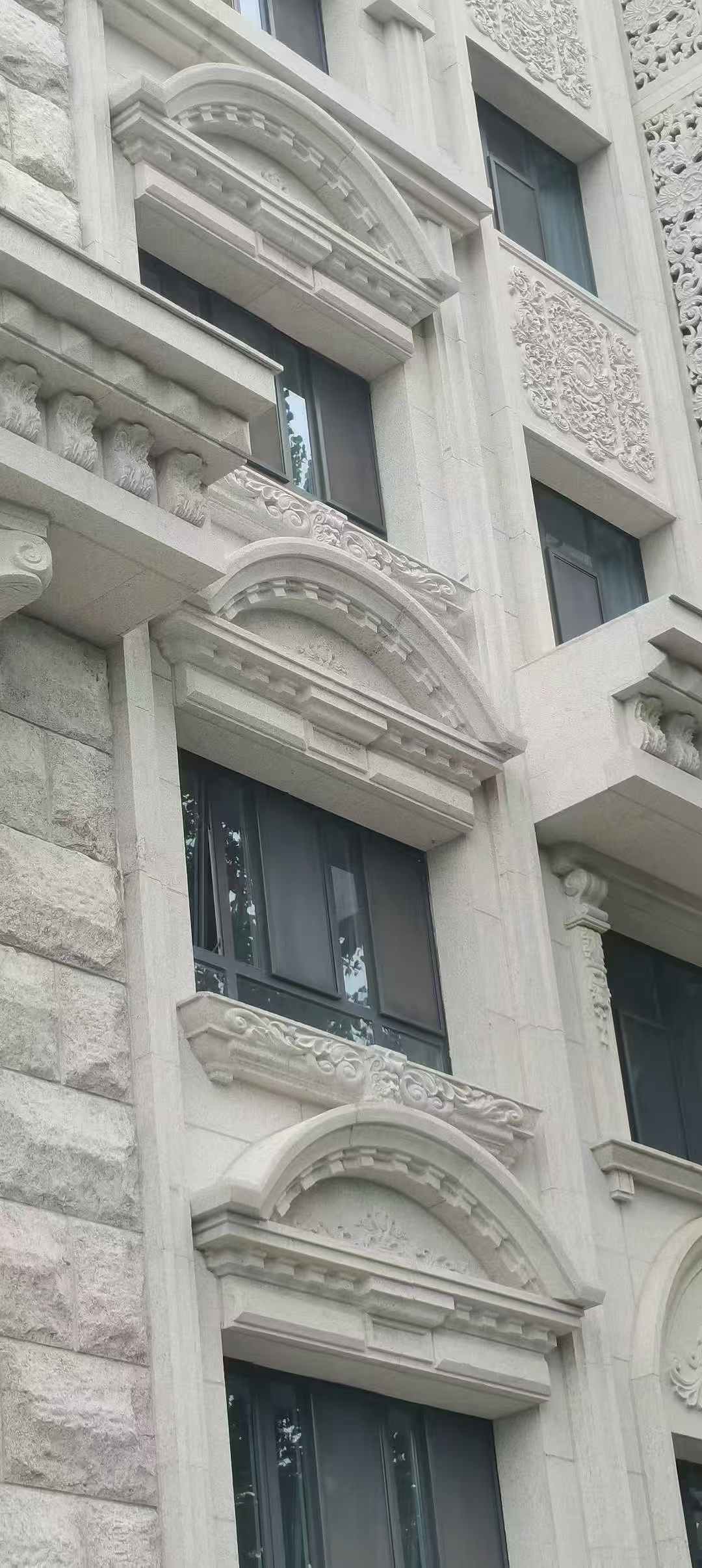 柳州芝麻白异形 石材异形定制