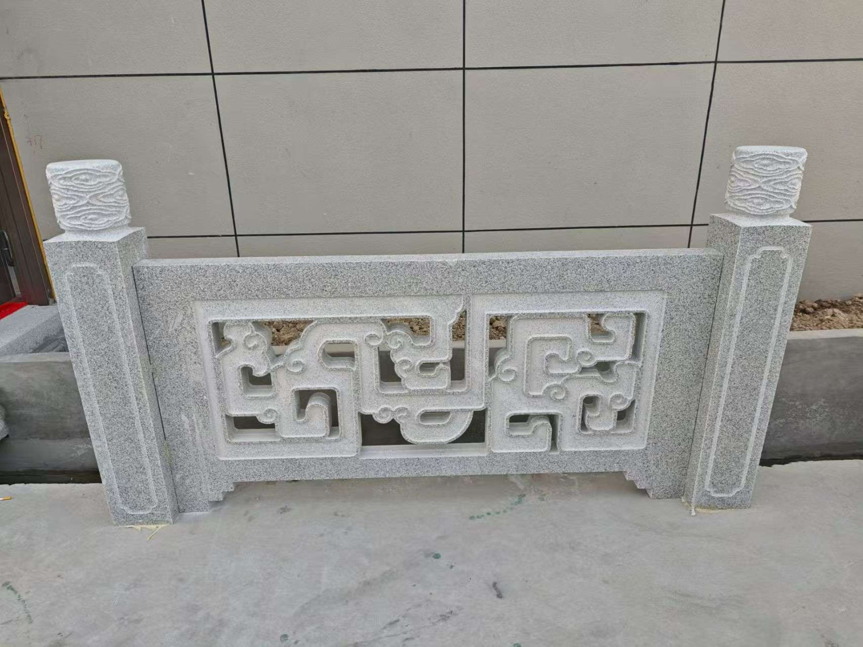 柳州芝麻白河道栏杆 桥栏杆