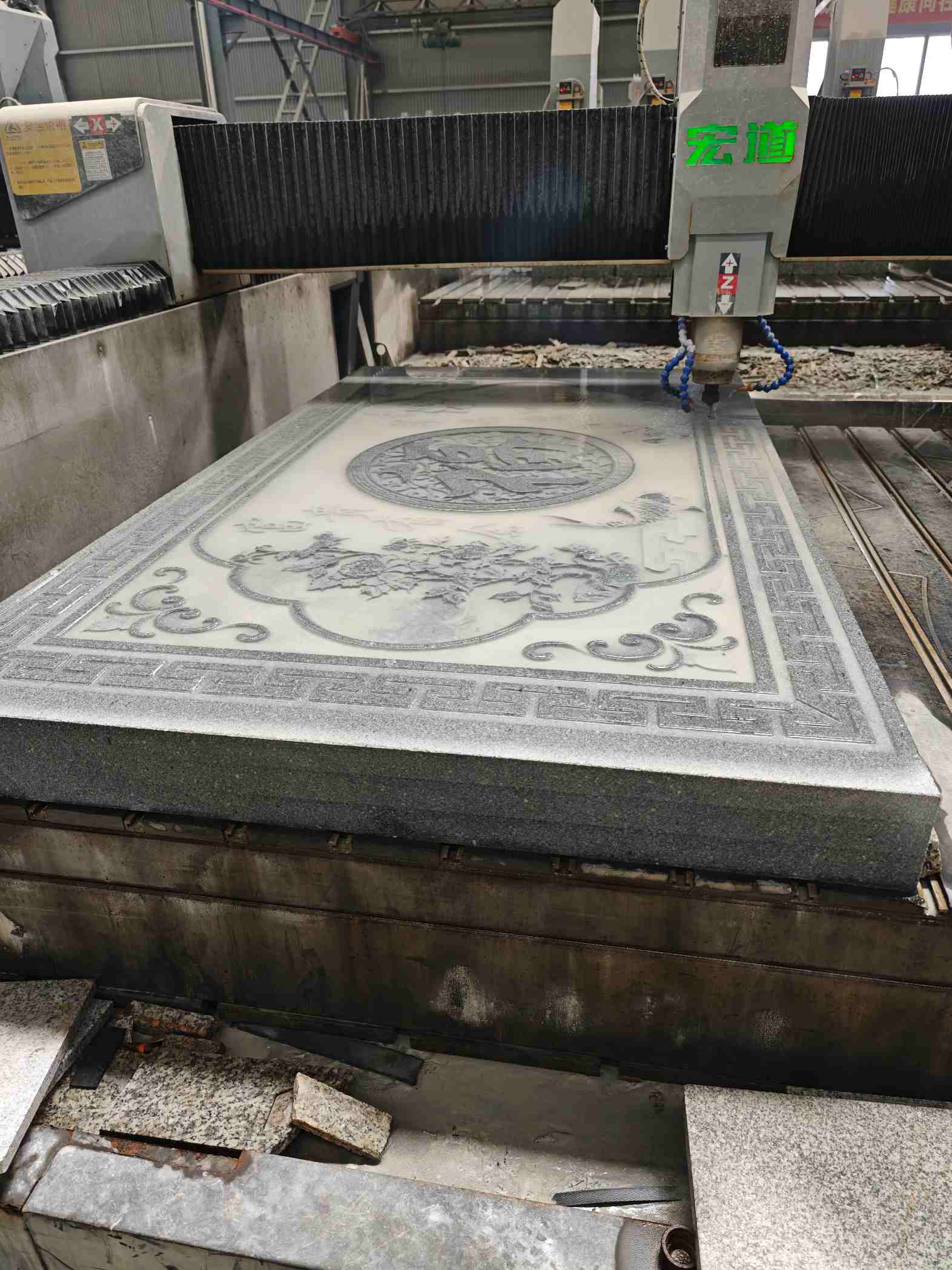 柳州芝麻灰雕刻版异形雕刻异形定制